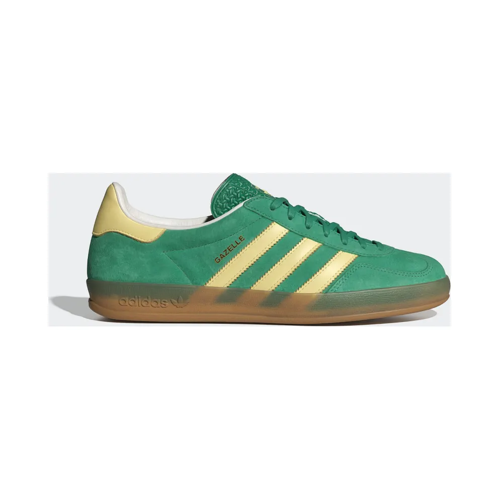 adidas Gazelle Indoor Semi Court Green / Almost Yellow / Gum (IH7500)
