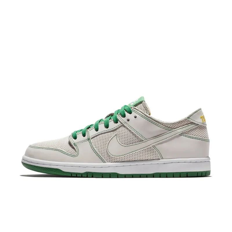 Nike SB Dunk Low Decon Ishod Wair Mismatch White/White-Aloe Green-Tour Yellow (AR1399-113)