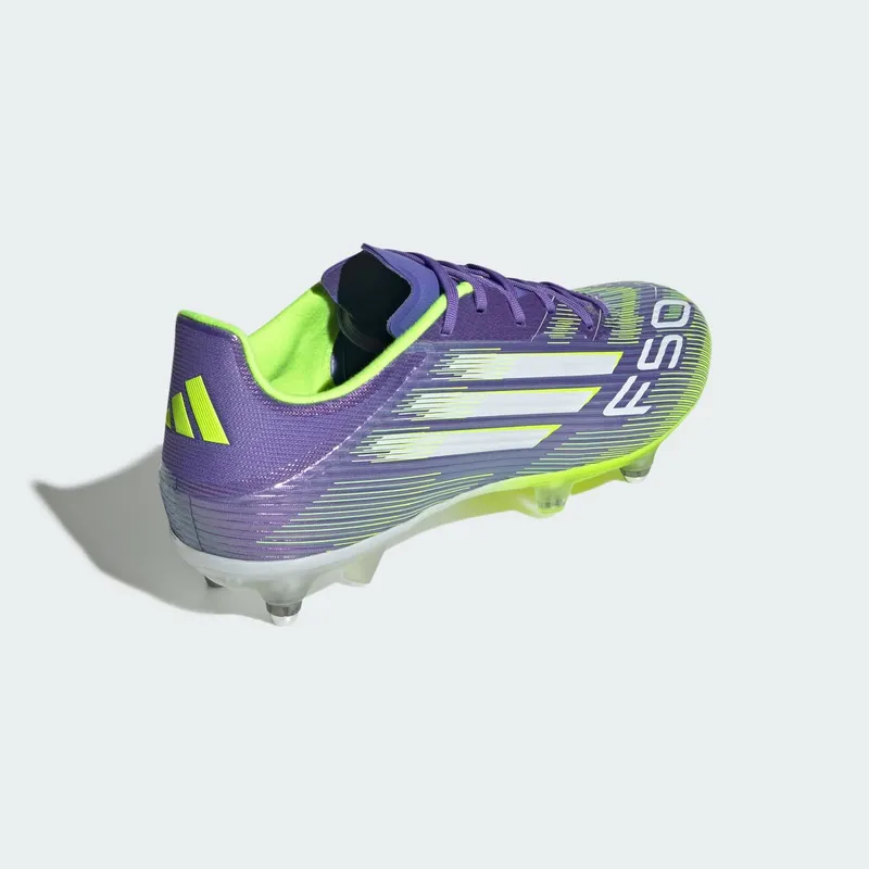 adidas F50 League SG Purple Rush Cloud White Lucid Lemon (JH7732)