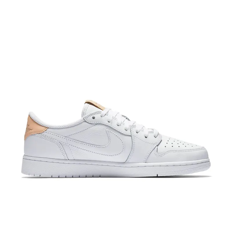 Jordan 1 Retro Low OG White Vachetta White/Vachetta Tan-White (905136-100)