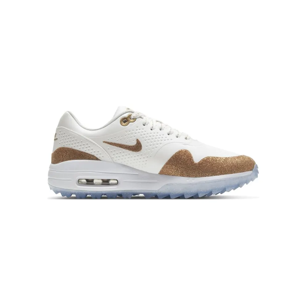 Nike Air Max 1 Golf Swarovski (W) Summit White/White-Metallic Gold (BV0658-111)