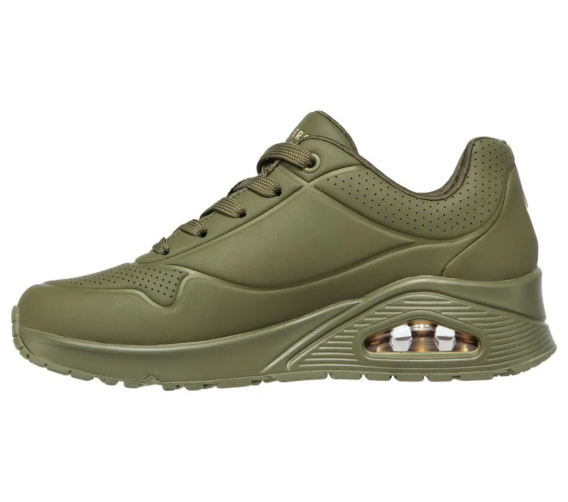 Skechers UNO – Stand on Air Sneaker Olijf