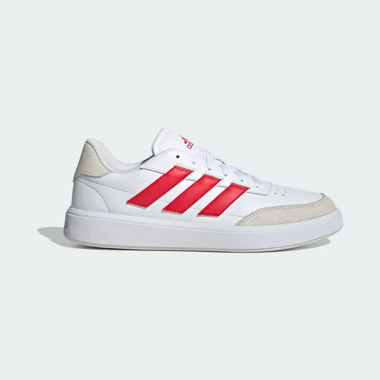 adidas Courtblock “Cloud White / Pure Ruby / Off White” (JP5342)