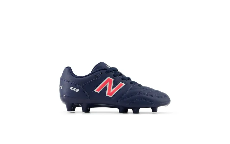 New Balance 442 Academy FG v2 Navy Silver Energy Red (JS43FMP2)