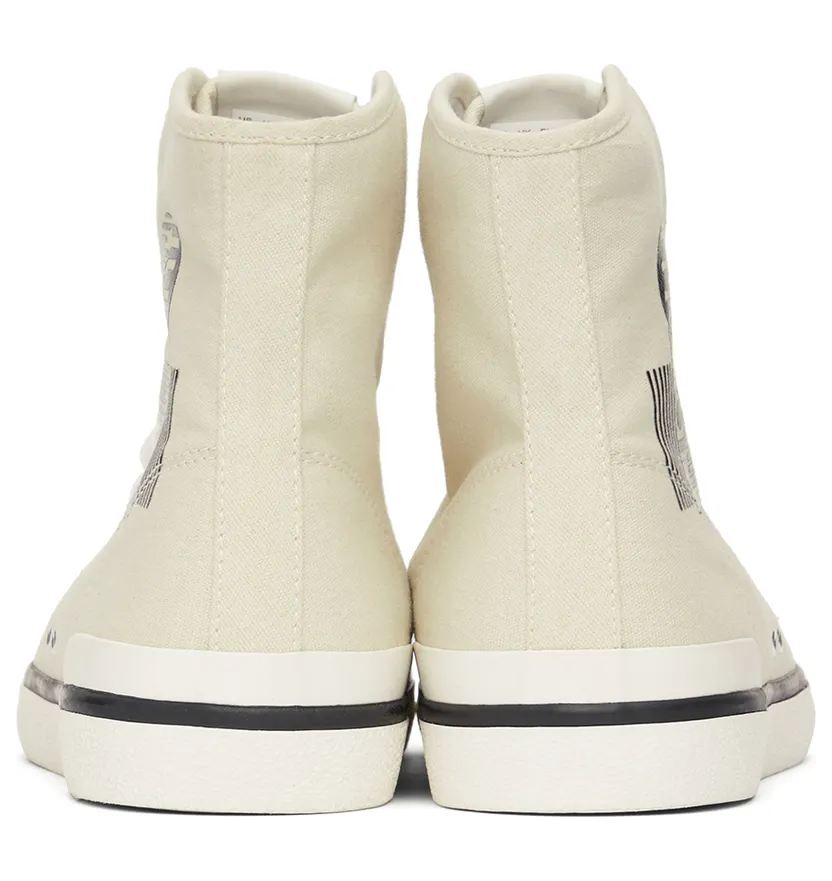Isabel Marant Beige Benkeenh High-Top Sneakers (00MBK0088-00M004N) (2)