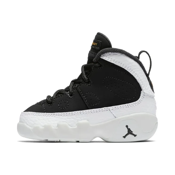 Jordan 9 Retro Black Summit White Metallic Gold (401812-021)