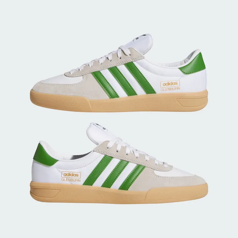 Adidas GLENBURN Cloud White / Crew Green / Gum (KK1118)