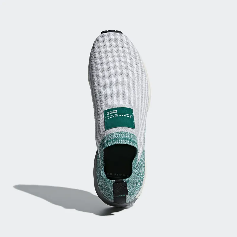 adidas EQT Support Sock Grey Two Sub Green Grey Two/Cloud White/Sub Green (AQ1032)