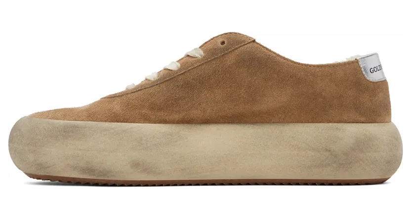 Golden Goose Brown Shearling Space Star Sneakers (GWF00319.F002995.55353) (3)