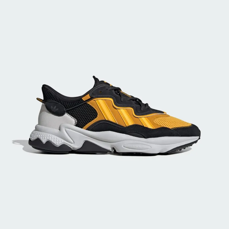 adidas Ozweego Core Black Grey Crew Yellow (IF5847)