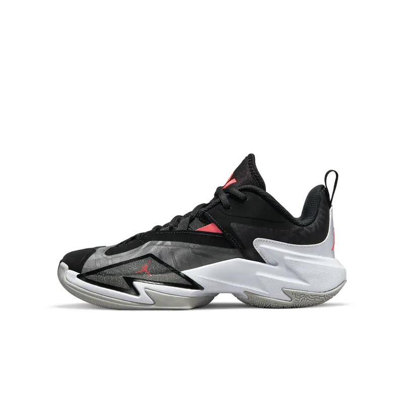 Jordan One Take 3 “Black / White / Grey Fog / Bright Crimson” (DC7702-001)