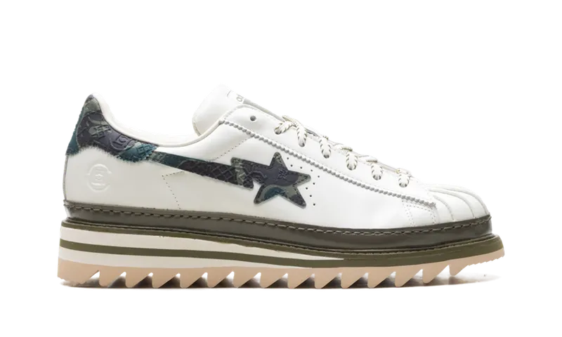 Adidas Superstar “CLOT x Bape – Off White” (KJ1473)