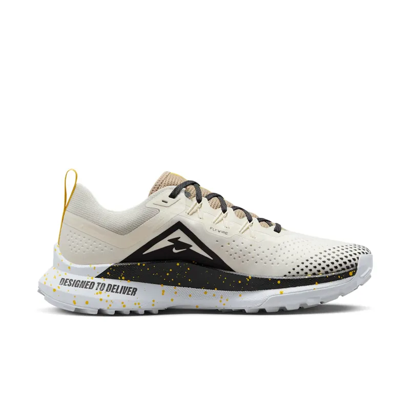 Nike React Pegasus Trail 4 Pale Ivory Black Yellow (DJ6158-100)
