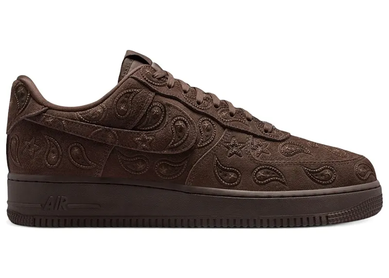 Nike Air Force 1 Low ’07 LV8 All-Over Paisley Baroque Brown (IU2363-200)