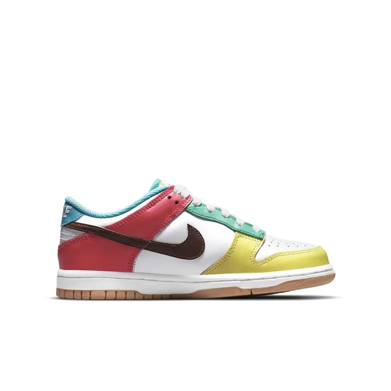 Nike Dunk Low Free 99 White (GS) (2021) (CZ2496-100)