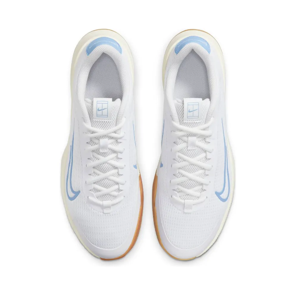 Nike Court Vapor Lite 2 HC White Sail Gum Light Brown Light Blue (DV2018-107)