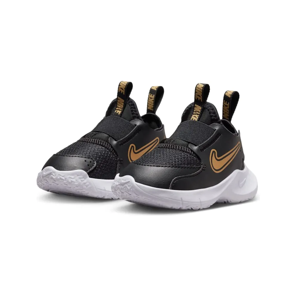 Nike Flex Runner 3 Black White Metallic Gold (FN1478-006)
