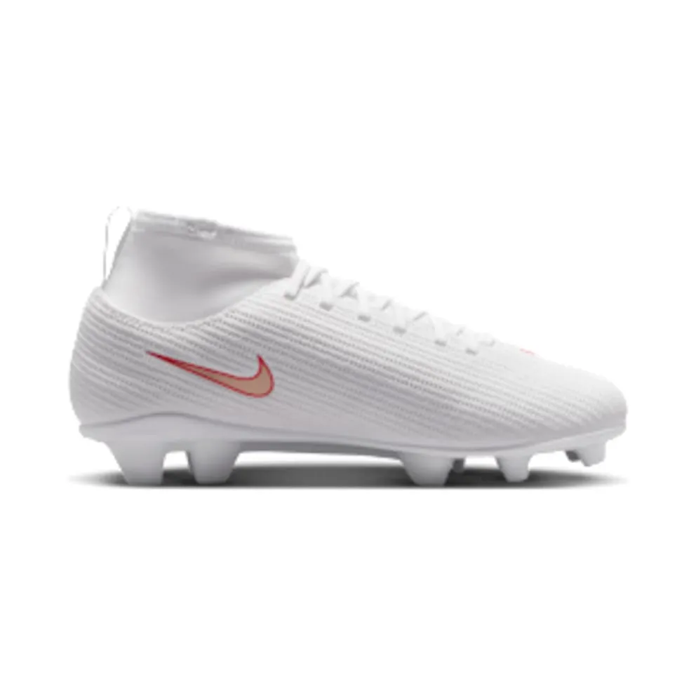 Nike Jr. Mercurial Superfly 11 Club ‘ Multi-Ground High-Top “White/Bright Crimson/Blur” (IU1795-100)