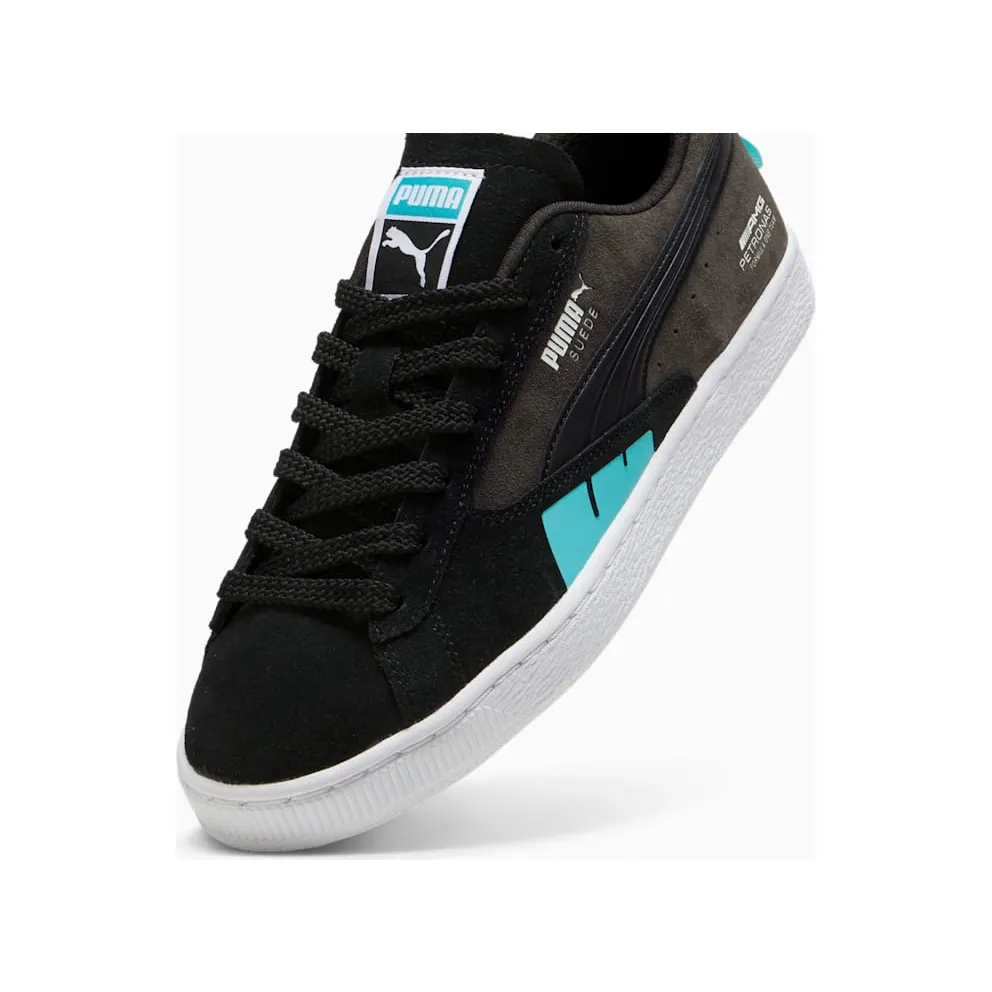 Puma Suede Mercedes-AMG Petronas Motorsport F1 Black Sheen Green (308024-01)
