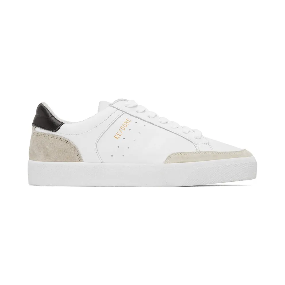 Re/Done Grey and White 90s Skate Sneakers (212-14W9SKSH)