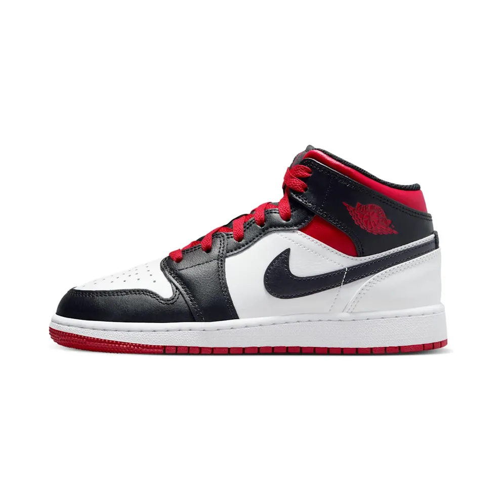 Air Jordan 1 Mid GS “Gym Red Black Toe” (DQ8423-106)