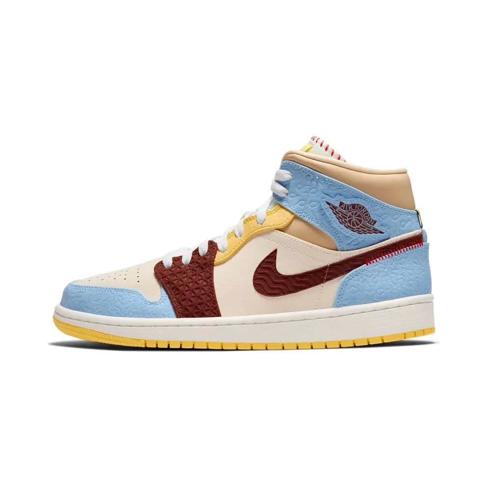 Jordan 1 Mid SE Fearless Maison Chateau Rouge (CU2803-200)