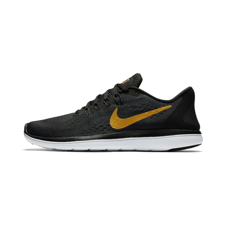 Nike Flex 2017 Rn Black/Metallic Gold-White (898457-011)