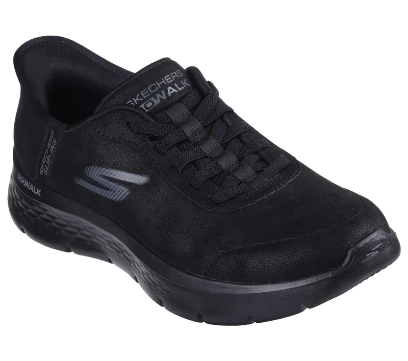 Skechers Slip-ins: GO WALK Flex – Mali – Black – “Black” (124837 BBK)