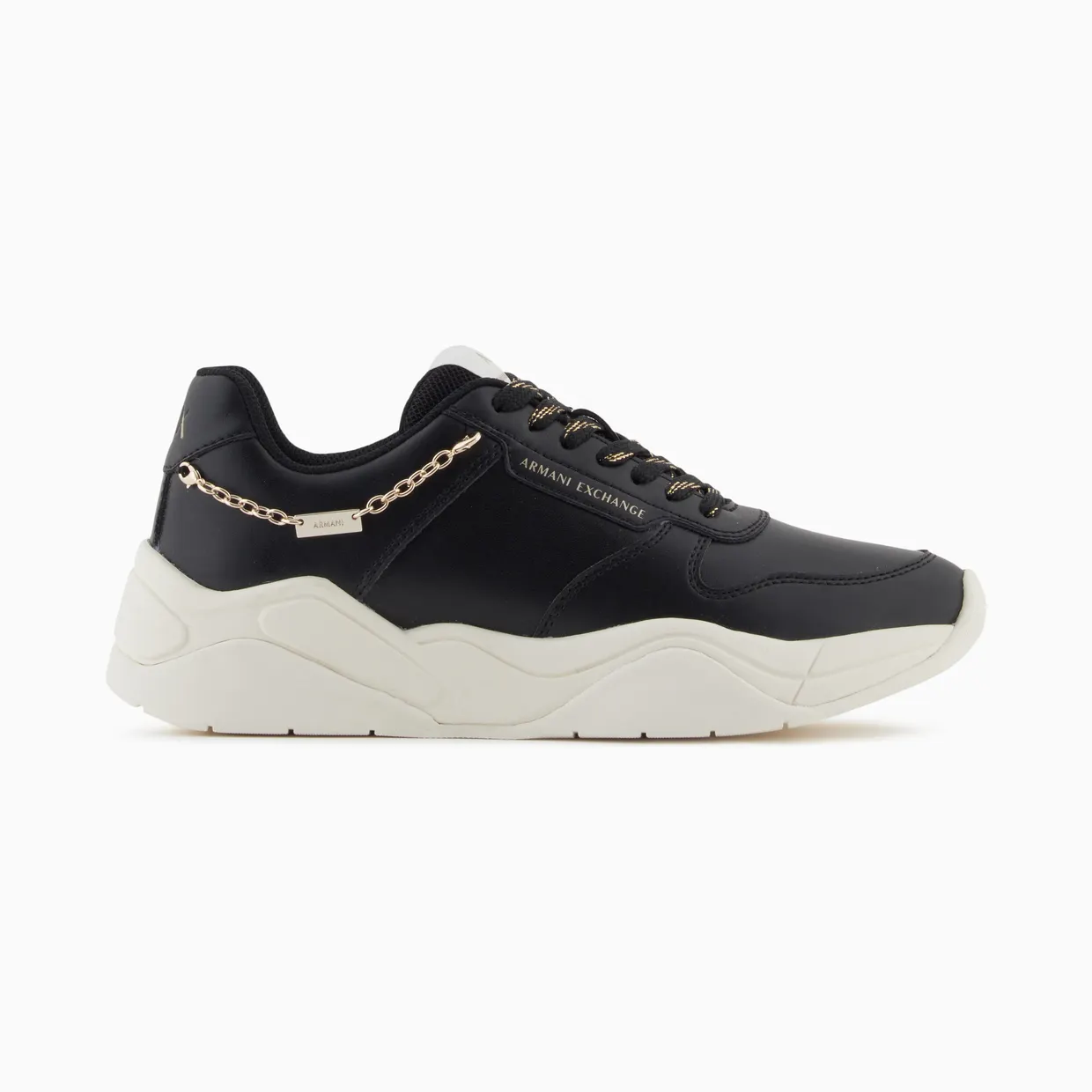 Armani Technical Mesh With Thick Sole And Chain (XW001617-AF17443-MC005)