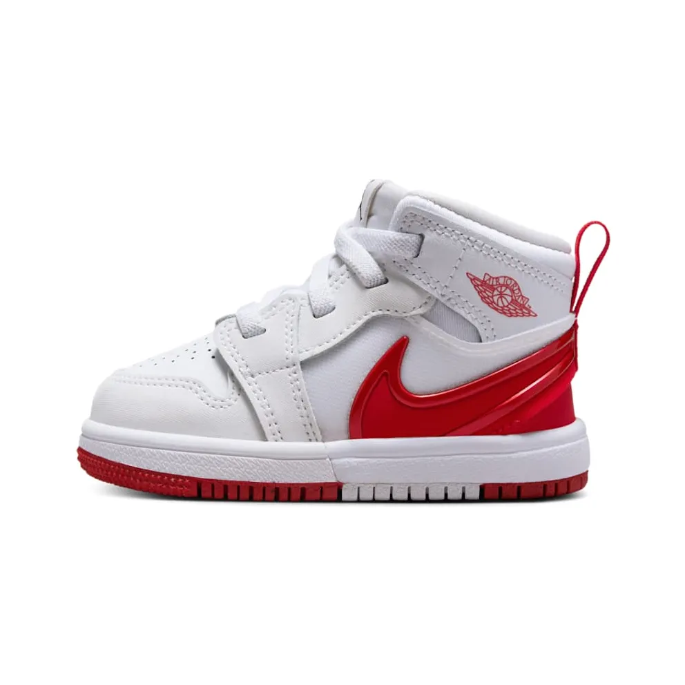 Jordan 1 Mid RM EasyOn White Black University Red (FQ1283-106)
