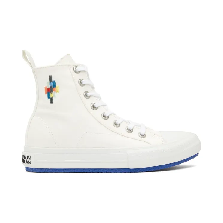 Marcelo Burlon County of Milan White Cross Vulcanized Sneakers (CMIA094S22FAB0010110)