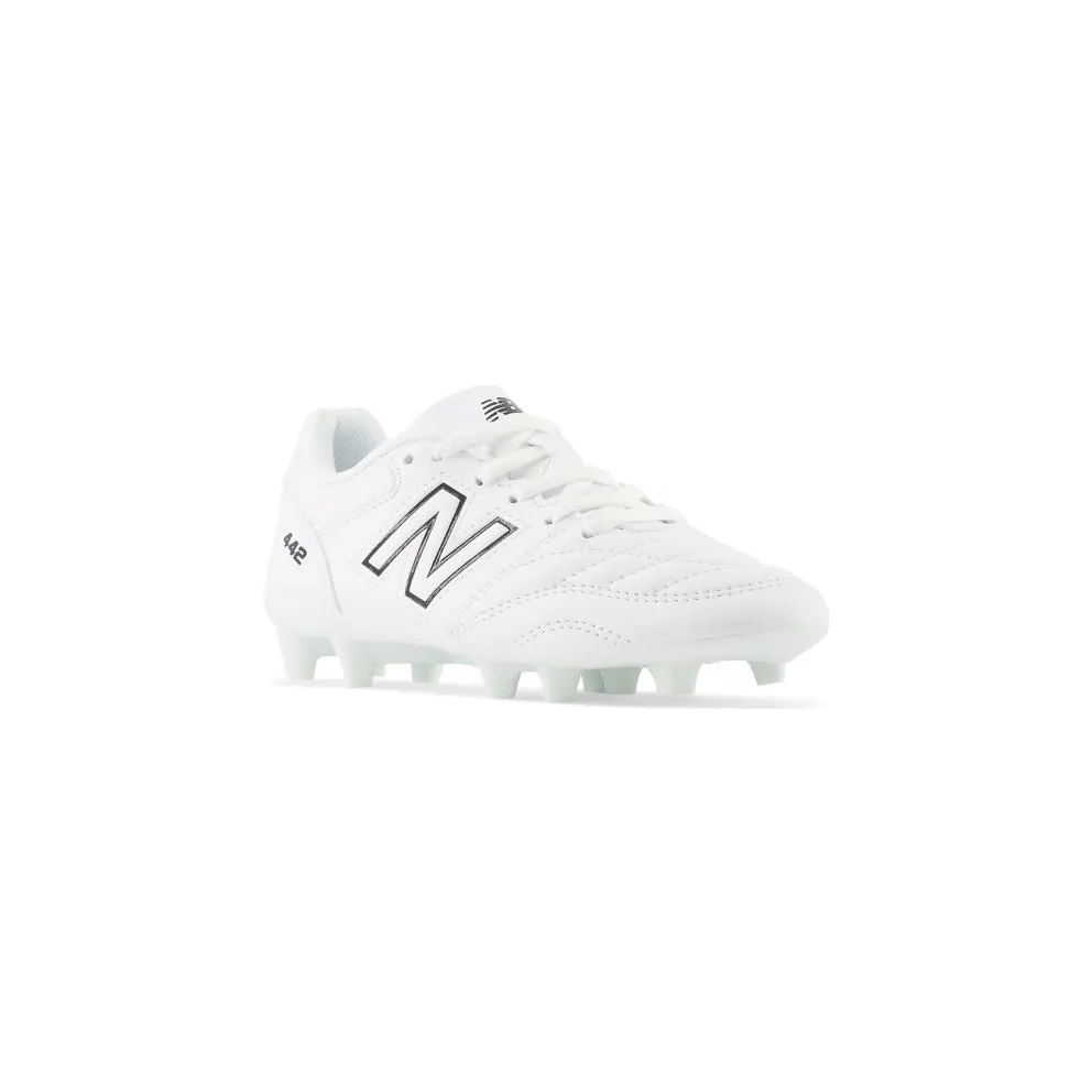 New Balance 442 v2 Academy FG White Black (GS/PS) (JS43FWW2)