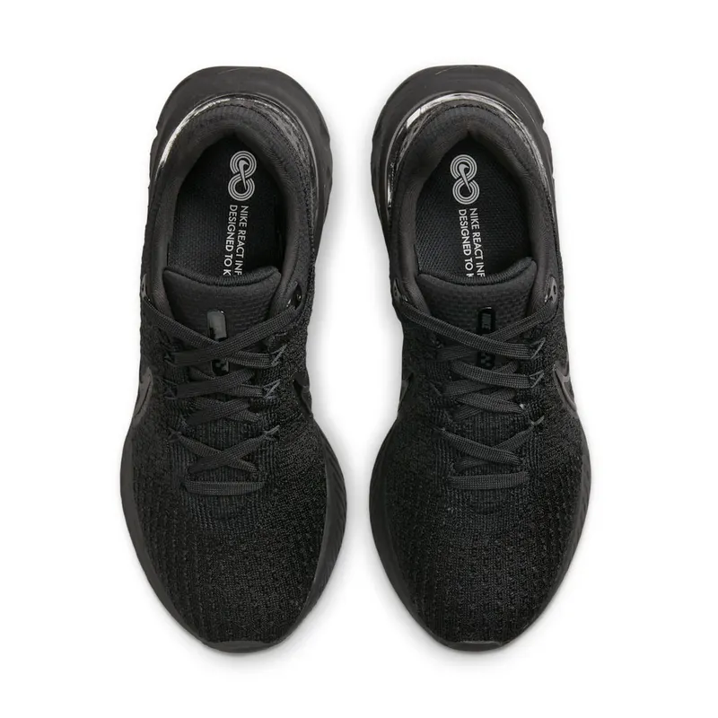 Nike React Infinity Run Flyknit 3 Road Running Black (DD3024-005)