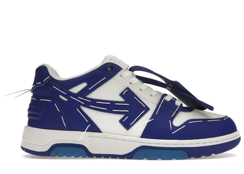 OFF-WHITE Out Of Office Sartorial Stitching White Dark Blue (OMIA189S23LEA0140148)