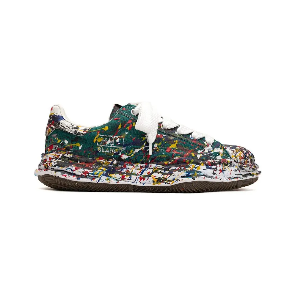 Maison Mihara Yasuhiro Blakey OG Sole Canvas Low Sputtering Paint Green (A14FW738-GRN)