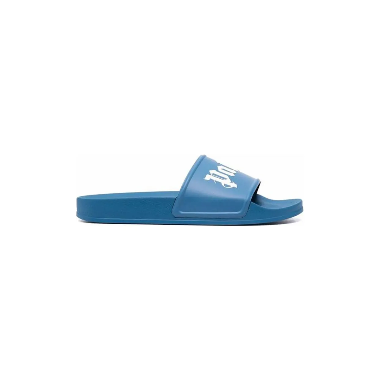 Palm Angels Pool Slides Sky Blue White (PMIC001F21MAT0014501)