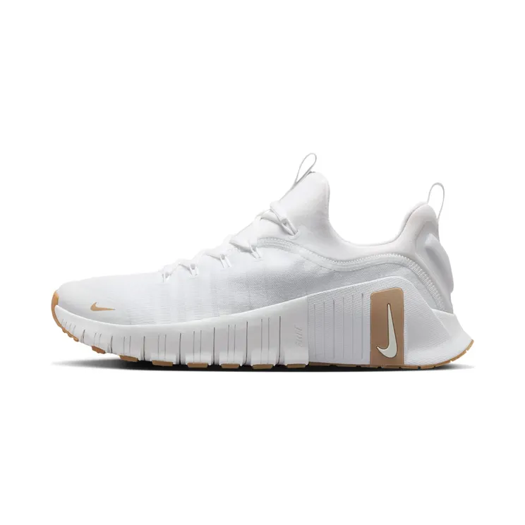 Nike Free Metcon 6 “White / Gum Light Brown / Hemp” (FJ7127-105)