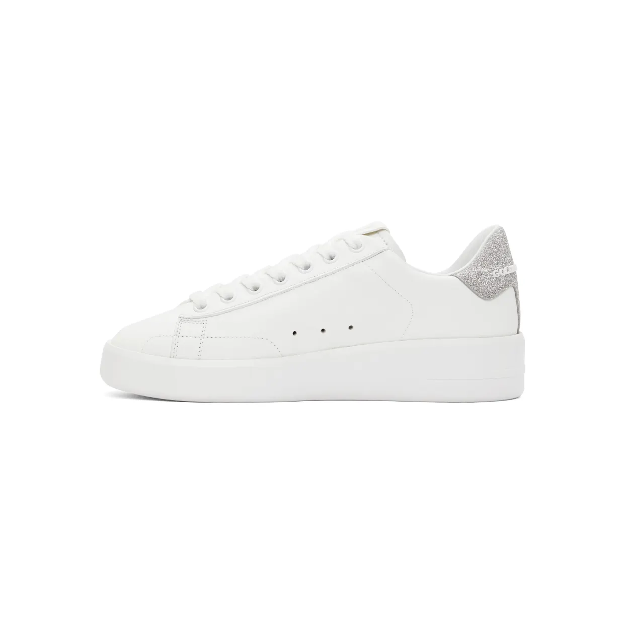 Golden Goose White & Silver Purestar Sneakers (F00197.F000538.80185) (3)