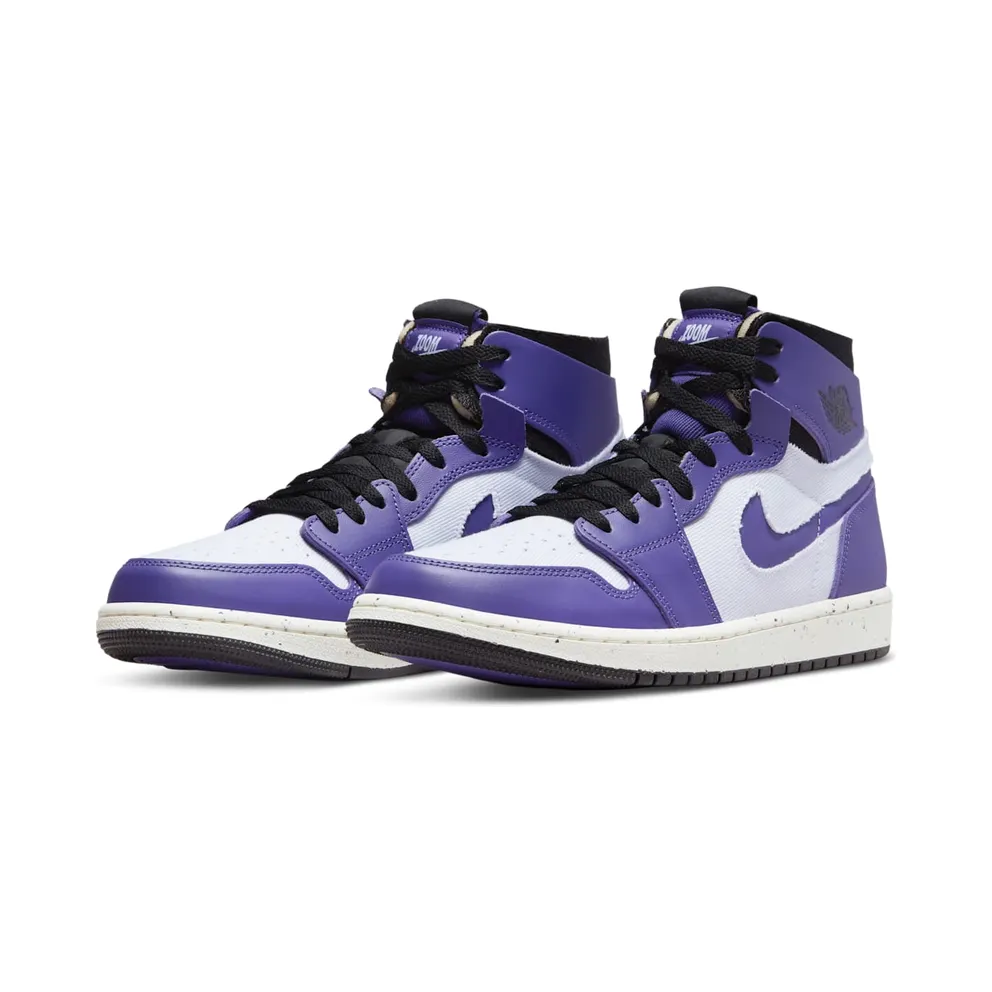 Jordan 1 High Zoom Air CMFT Crater Purple – “White / Crater Purple / Black” (CT0978-501)