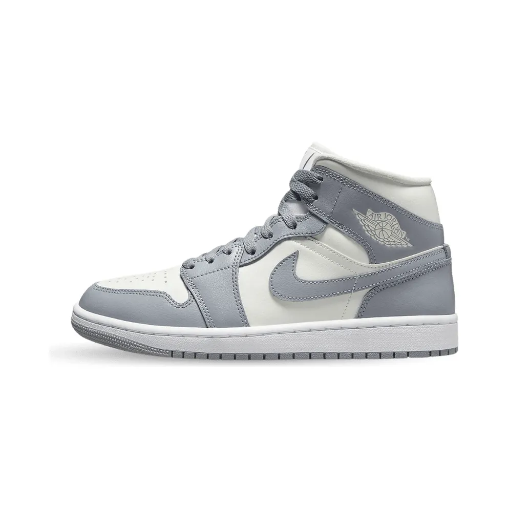 Nike Air Jordan 1 Mid Stealth Grey White (W) (BQ6472-115)