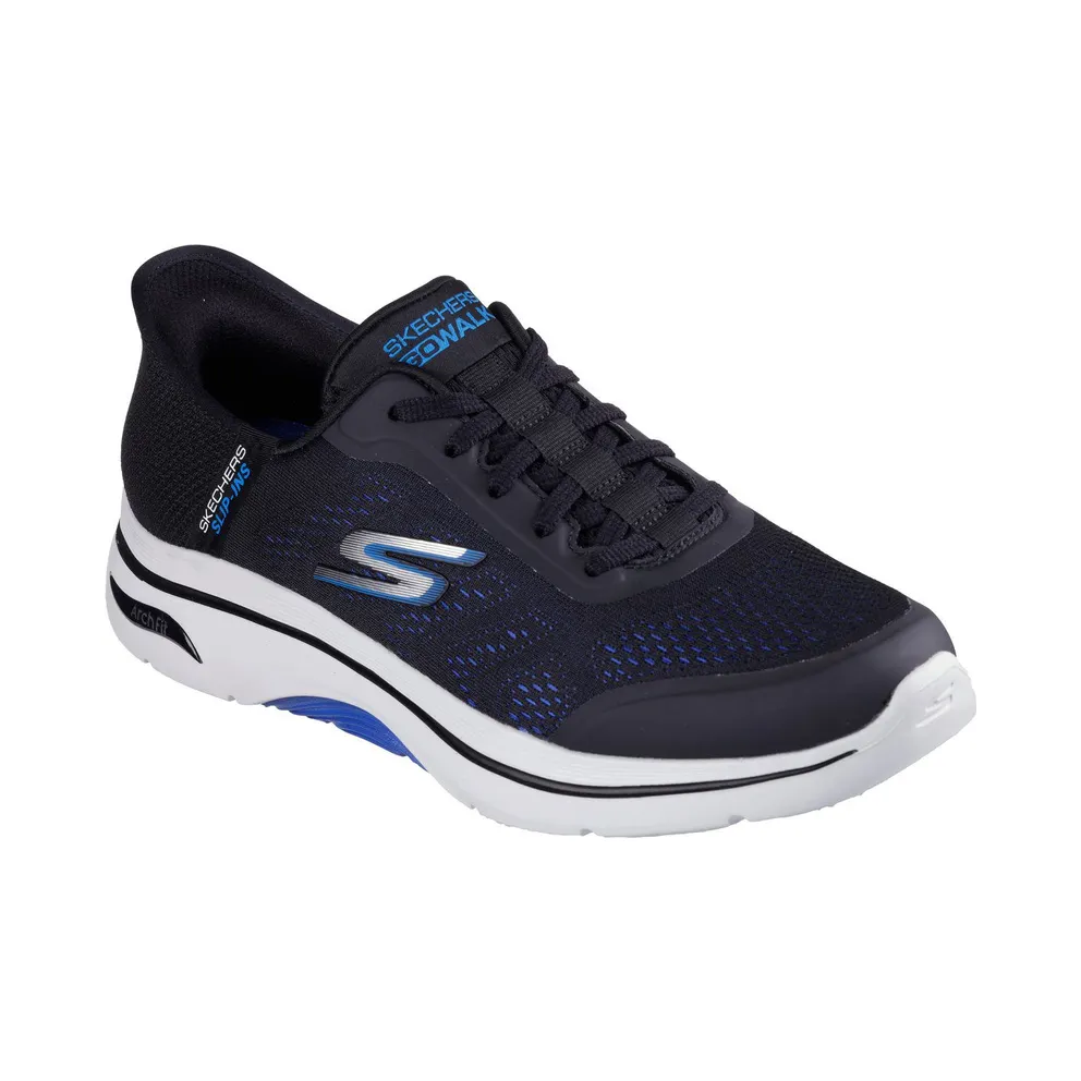 Skechers GO WALK Arch Fit 2.0 – Simplicity 2.5 “Black / Blue” (216604BKBL)
