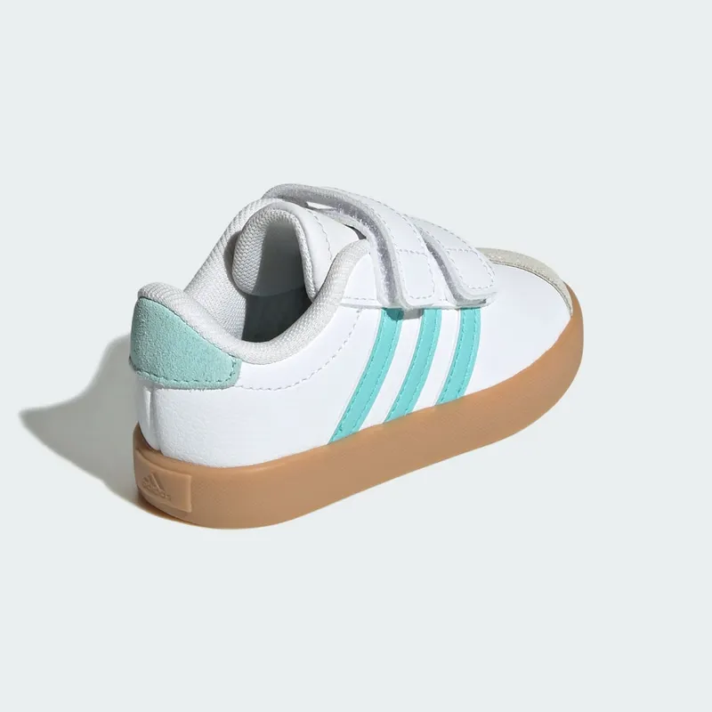 adidas VL Court 3.0 Cloud White Flash Aqua Alumina (JS2597)