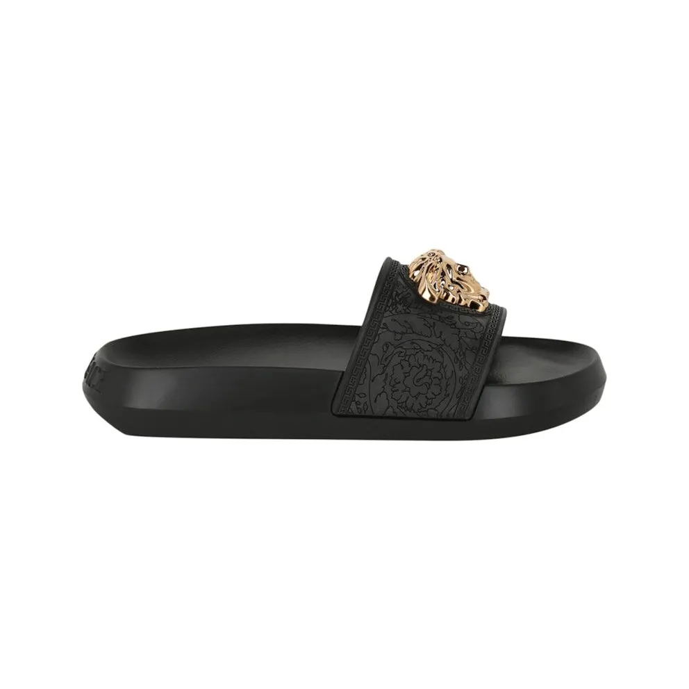 Versace Medusa Pool Slide Black (1009461-DGOM8-KVO41)