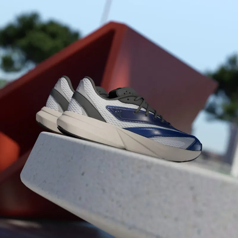 Adidas Lightblaze Cloud White / Dark Blue / Grey Six (JS4254)