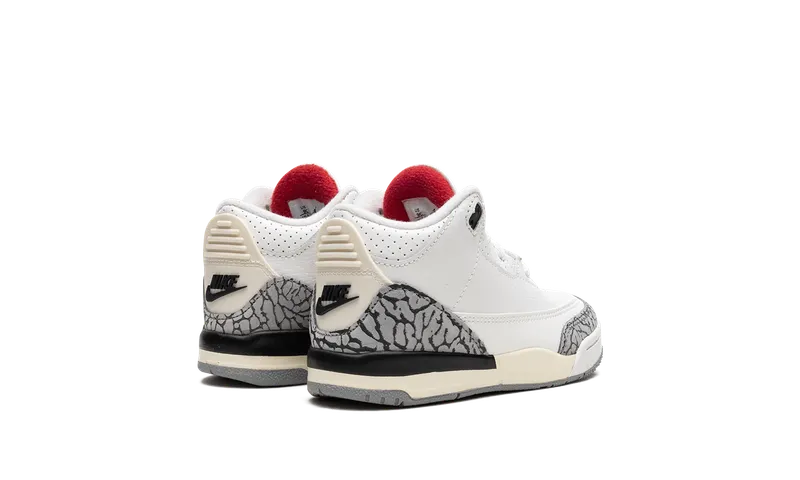 Air Jordan 3 TD “White Cement Reimagined 2023” (DM0968-100)