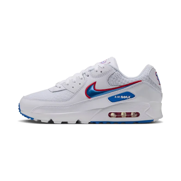 NFL x Nike Air Max 90 – Houston Texans – “White / Italy Blue / White” (IW1135-100)