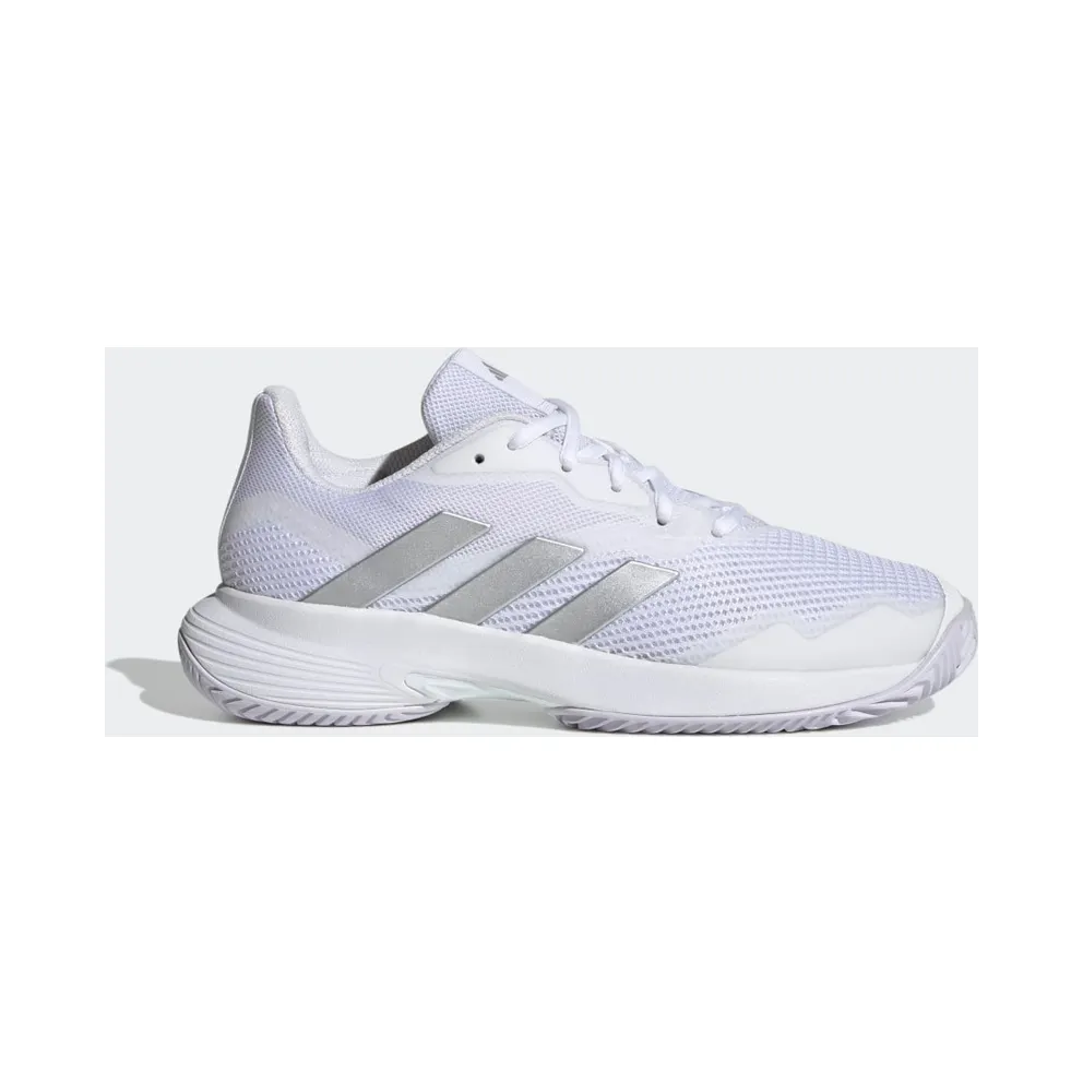 adidas CourtJam Control Tennisschuh Cloud White / Silver Metallic / Cloud White (HQ8473)