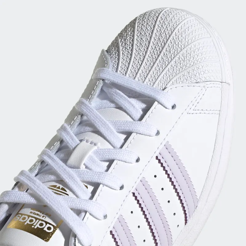 adidas Superstar Cloud White / Purple Tint / Matte Gold (GZ8143)