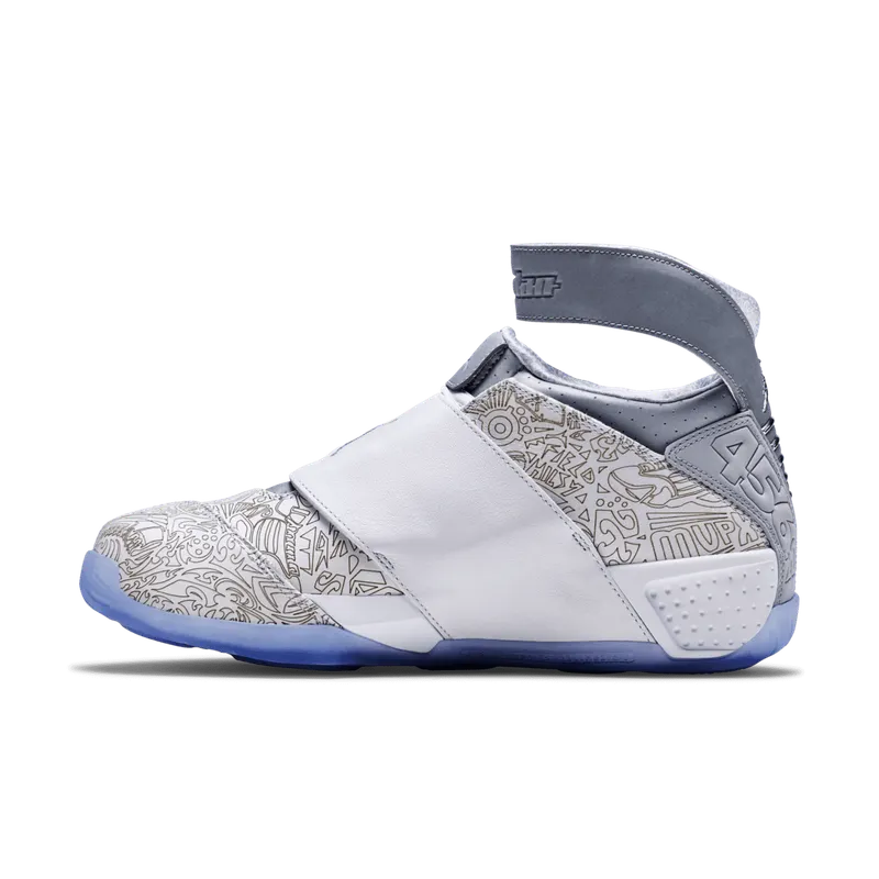 Jordan 20 Retro 30th Anniversary Laser Laser White/Metallic Silver-White (743991-100)