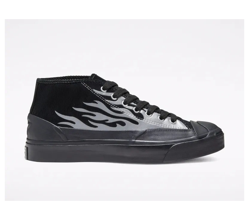 Converse Jack Purcell Mid ASAP Nast – Silver Flames (167379C)